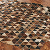 Cowhide Mosaic Rug - Brown - 5 x 9