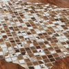 Cowhide Mosaic Rug - Multi Brown - 5 x 9