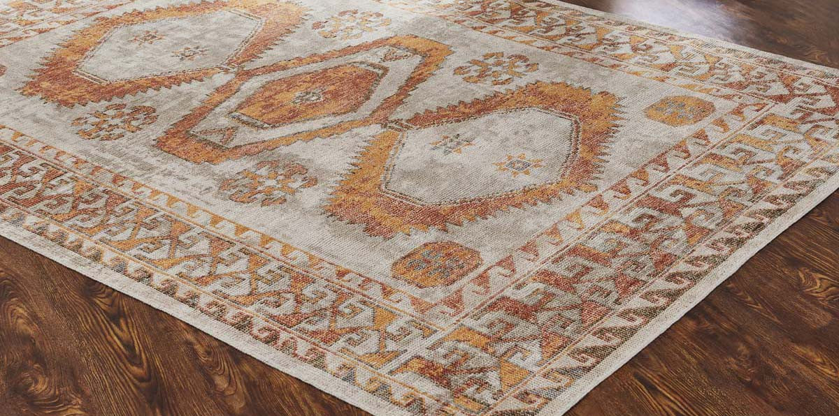 Saffron Oasis Rug Collection