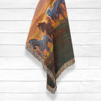 Sunset Fields Throw Blanket - Small