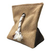Cowhide Beige Door Wedge