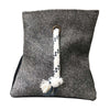 Cowhide Gray Door Wedge