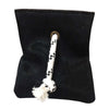 Cowhide Black Door Wedge