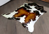 Tri-Tone Black Calfskin Rug