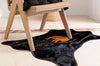 Buffalo Mini Black Cowhide Rug
