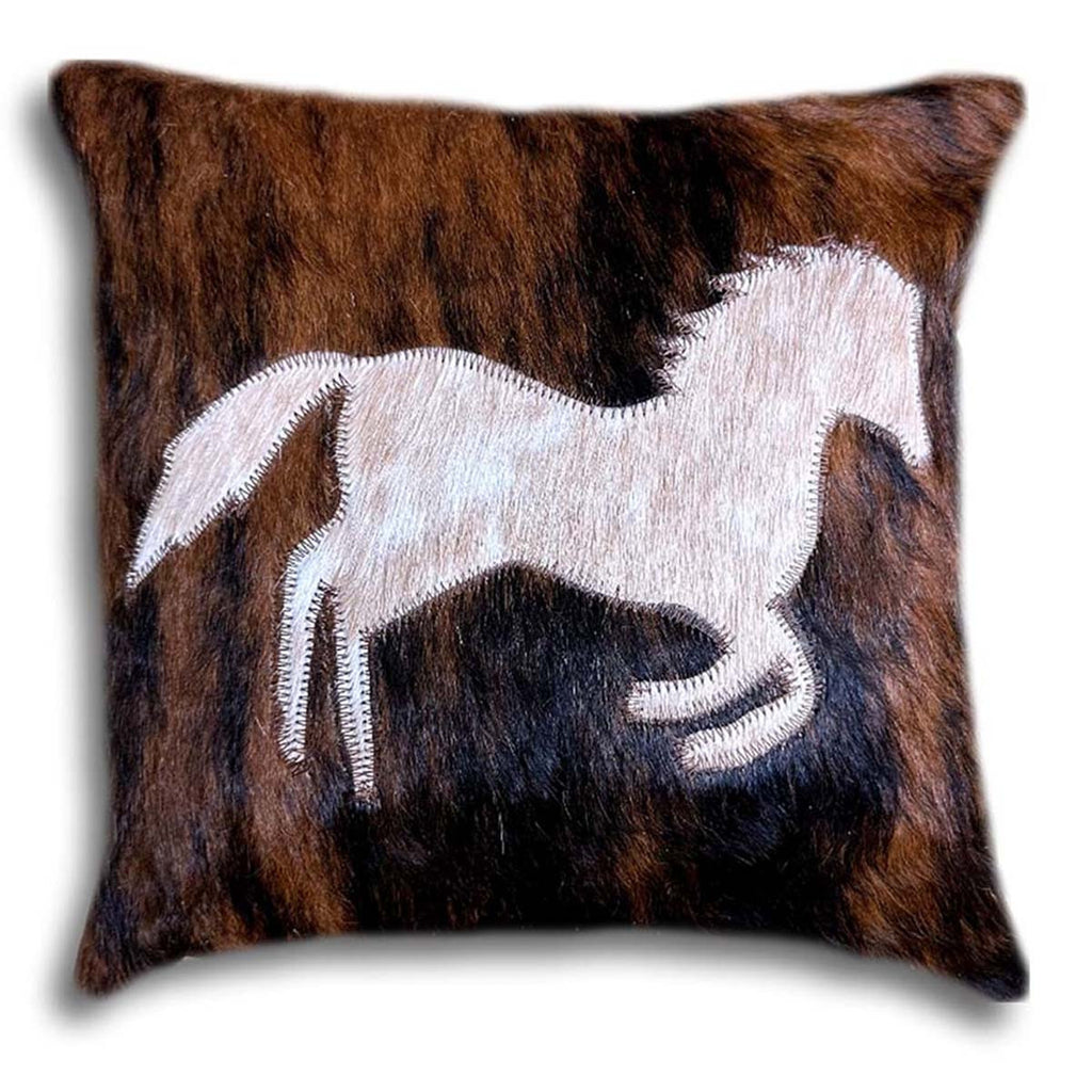 Cowhide Horse Mirage Pillow - Medium