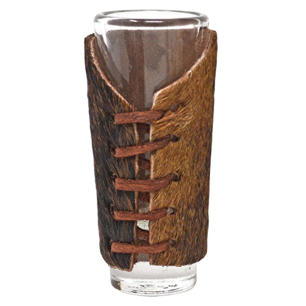 Cowhide Luxe Shot Glasses - Set of 6 - OVERSTOCK