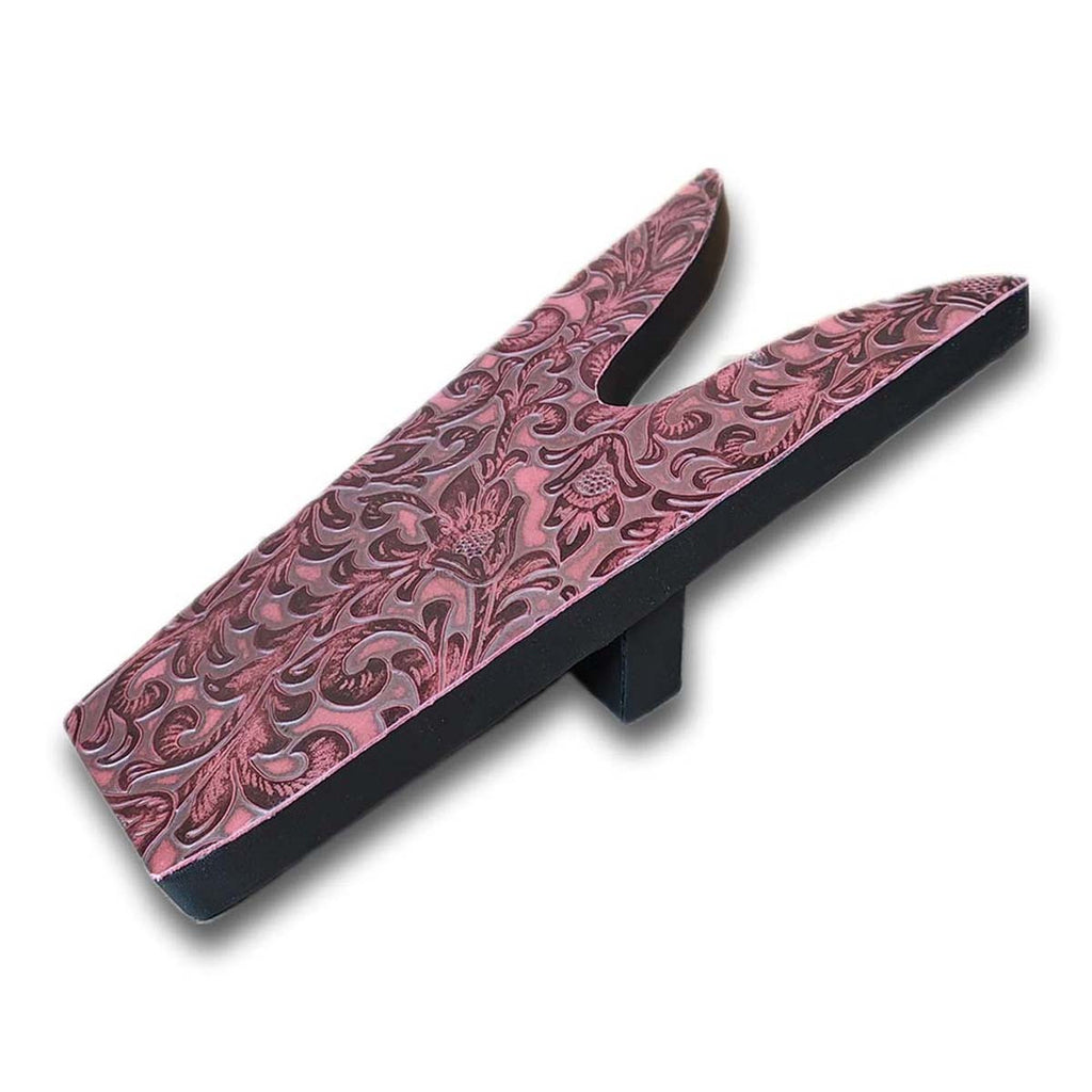 Red Botanical Leather Boot Jack