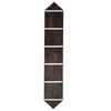 Cowhide White Striped Table Runner - 96 Inch