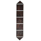 Cowhide White Striped Table Runner - 96 Inch