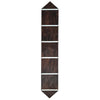 Cowhide White Striped Table Runner - 120 Inch