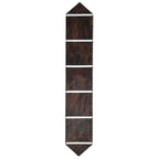 Cowhide White Striped Table Runner - 120 Inch