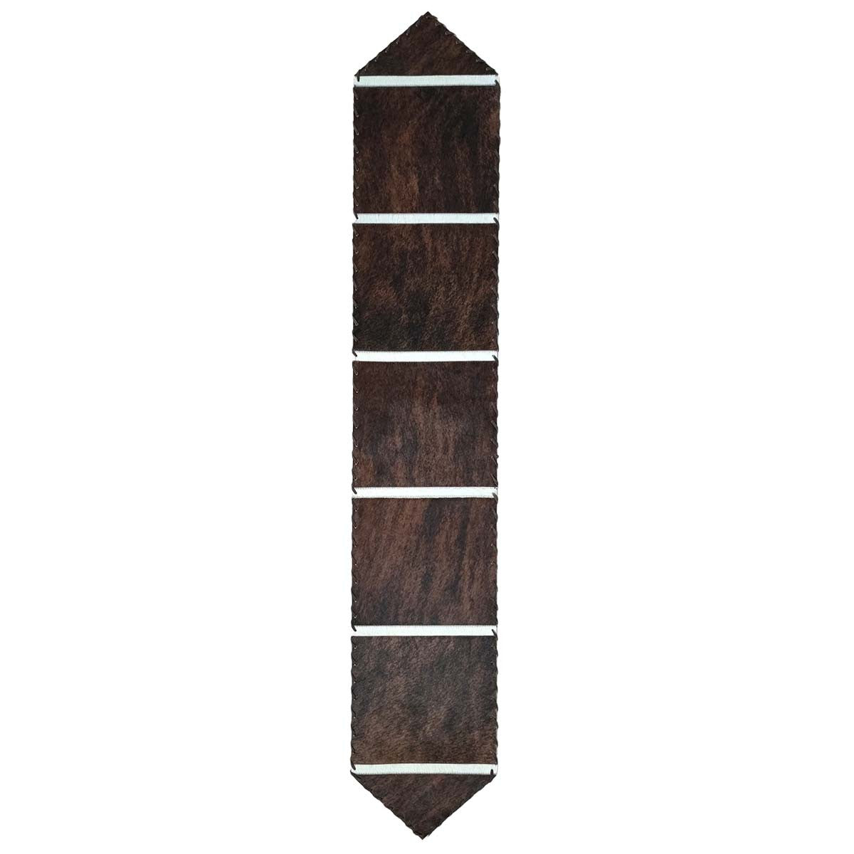 Cowhide White Striped Table Runners
