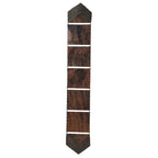 Fringed Cowhide White Striped Table Runner - 96 Inch