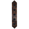 Texas Star Cowhide Table Runner - 96 Inch