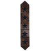 Texas Star Cowhide Table Runner - 120 Inch