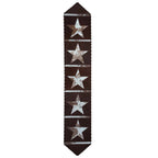 Starry Brown Cowhide Table Runner - 120 Inch