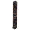 Fringed Texas Star Cowhide Table Runner - 96 Inch