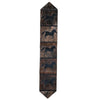 Galloping Horse Cowhide Table Runner - 120 Inch