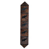 Moose Brindle Leather Table Runner - 120 Inch