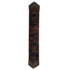 Fringed Moose Brindle Leather Table Runner - 120 Inch