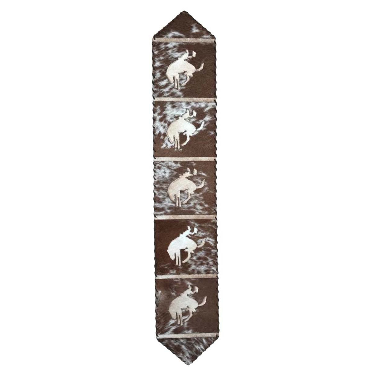 Light Wild Rider Cowhide Table Runners