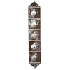 Light Wild Rider Cowhide Table Runner - 120 Inch