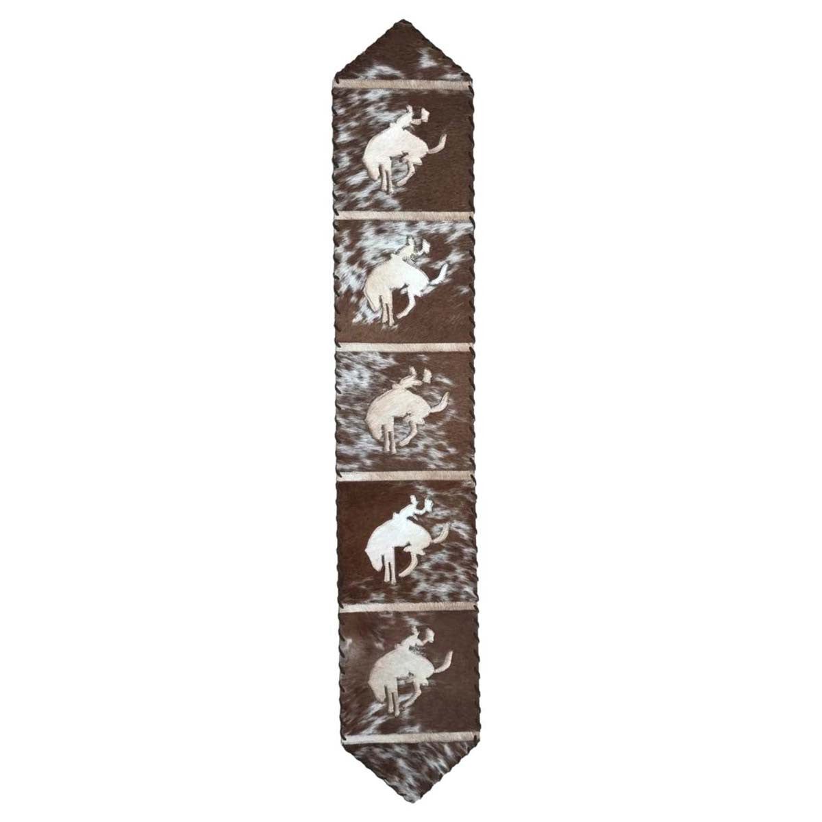 Light Wild Rider Cowhide Table Runners
