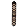 Brindle Step Pattern Cowhide Table Runner - 120 Inch