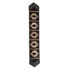 Fringed Brindle Step Pattern Table Runner - 96 Inch