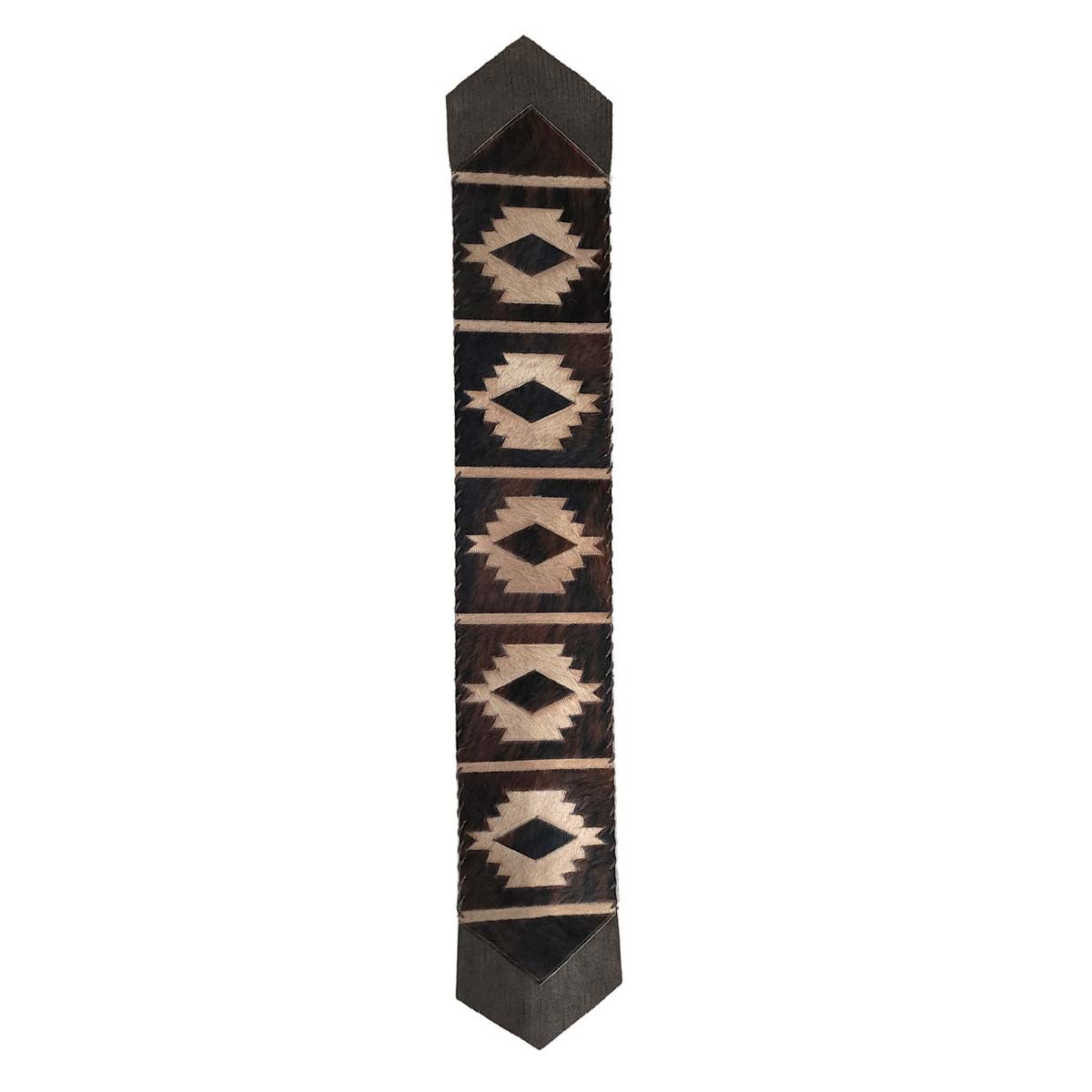 Fringed Brindle Step Pattern Table Runners