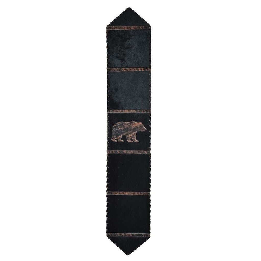 Brindle Striped Standing Bear Table Runner - 96 Inch