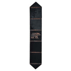 Brindle Striped Standing Bear Table Runner - 120 Inch