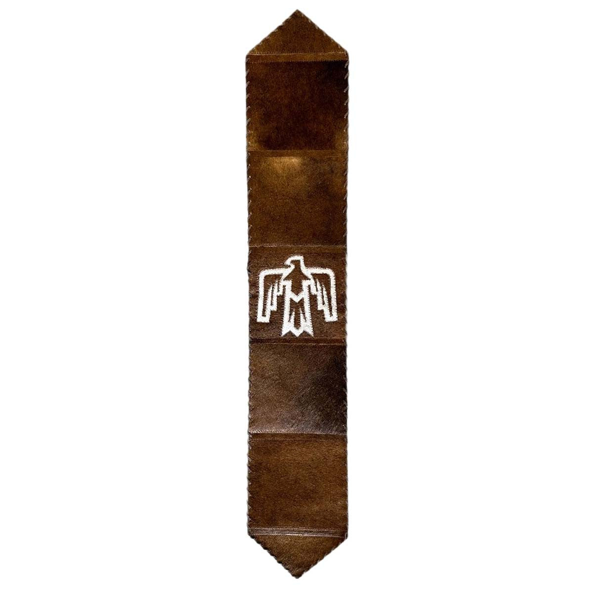 Freedom Eagle Light Brown Leather Table Runners