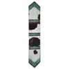 Holstein Panel & Teal Gator Embossed Table Runner - 96 Inch
