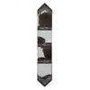 Dutch Brown Panel Gator Embossed Table Runner - 96 Inch