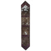 Red Faux Gator Embossed Leather Table Runner - 120 Inch