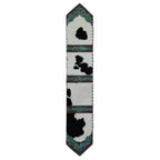 Holstein Panel & Teal Floral Table Runner - 96 Inch