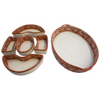 Talavera Appetizer Plate (6 Pcs)
