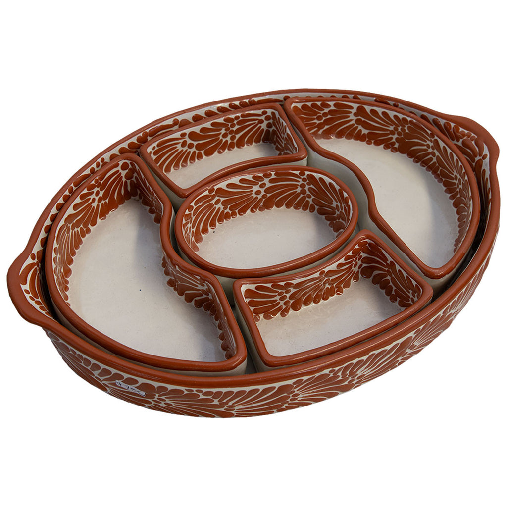 Talavera Appetizer Plate (6 Pcs)