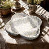 Patagonia Talavera Appetizer Plate - Sand & White