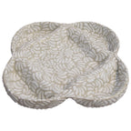 Patagonia Talavera Appetizer Plate - Sand & White