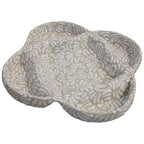 Patagonia Talavera Appetizer Plate - Sand & White