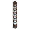 Fringed Devon Longhorn Leather Table Runner - 120 Inch