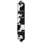 Holstein Leather Table Runner - 120 Inch