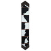 Fringed Holstein Leather Table Runner - 120 Inch