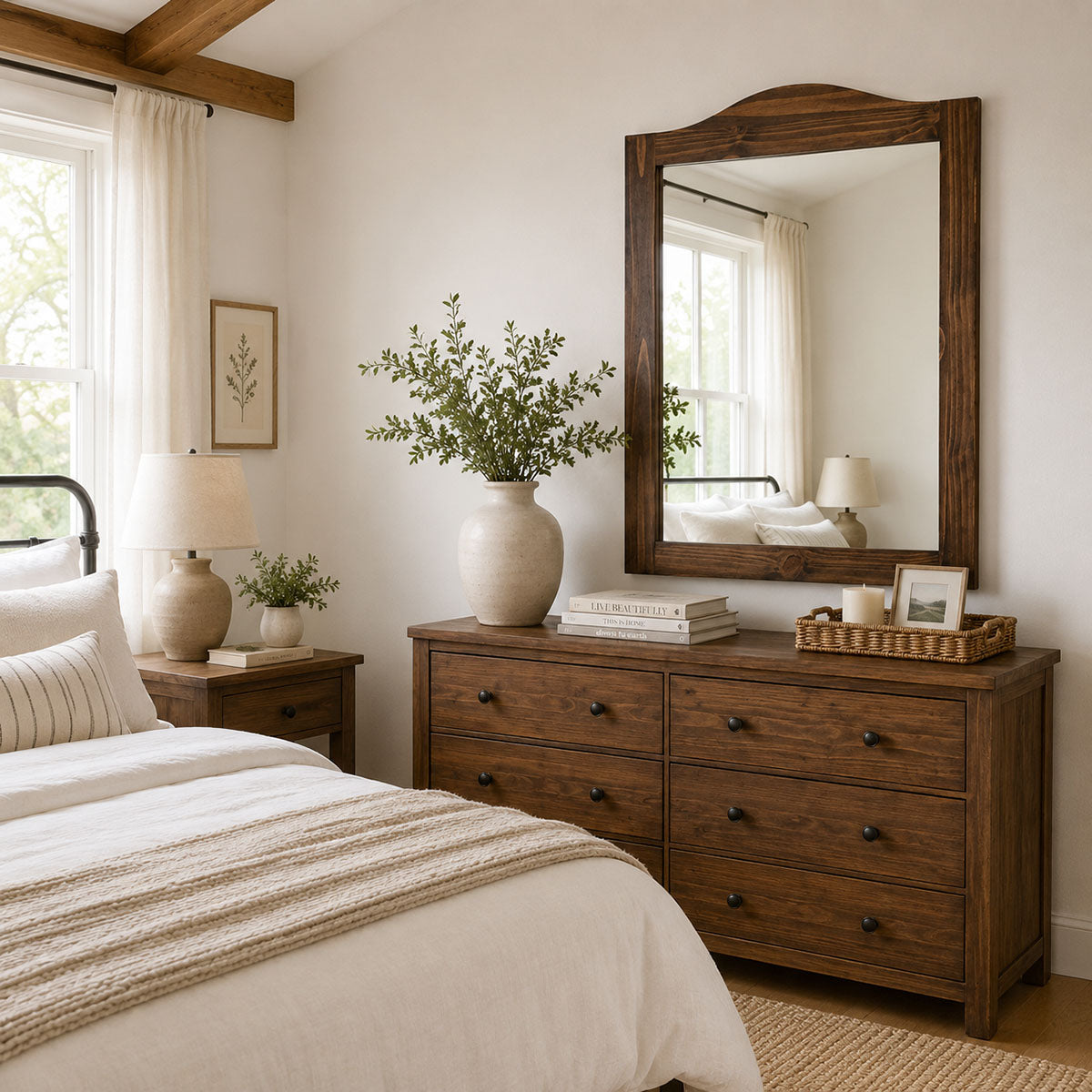 Quarry Brown Mirror