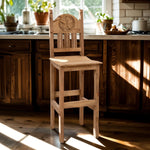 Clarence Honey Starred Counter Stool - 24 Inch