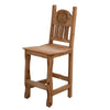 Clarence Honey Starred Counter Stool - 24 Inch