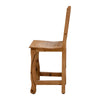 Clarence Honey Starred Counter Stool - 24 Inch